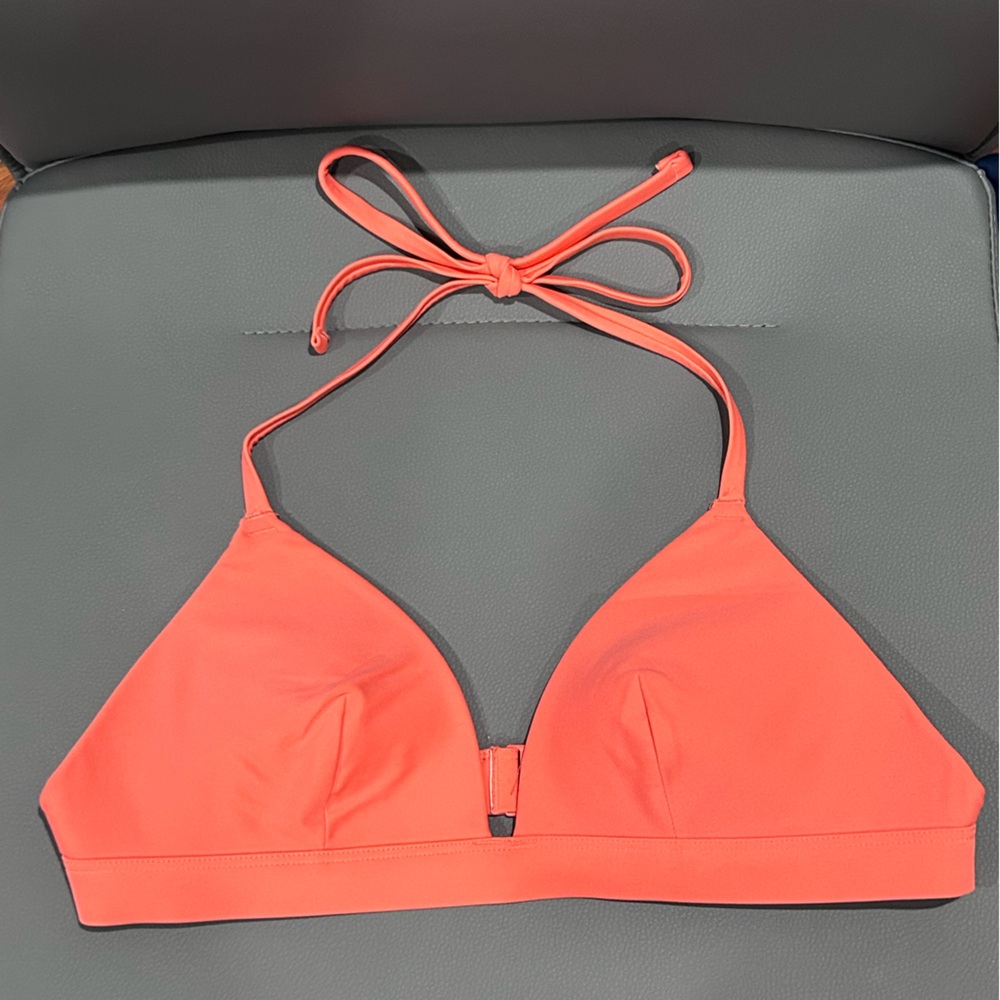 Aerie | Coral Halter | Bikini Top